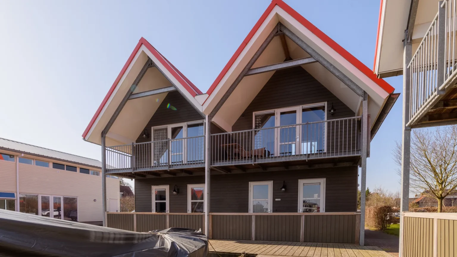 vakantiepark terherne in terherne vooraanzicht