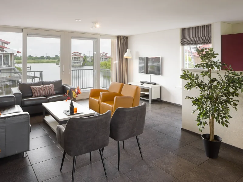 goudplevier sauna in waterpark zwartkruis in noardburgum woonkamer