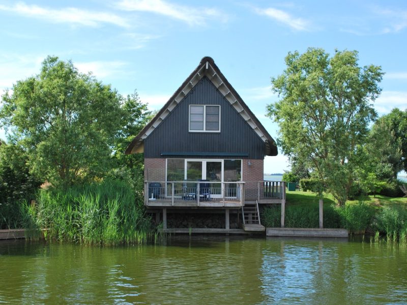 makkum beach resorts in makkum visservilla achterkant