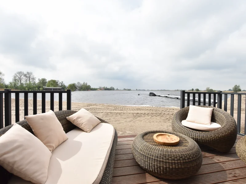 strandlodge duin 4 personen in langelille op waterpark langelille deck