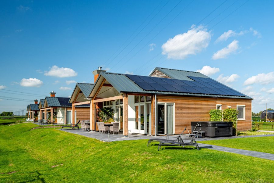 vakantiehuis 8 personen in tusken de marren zijaanzicht