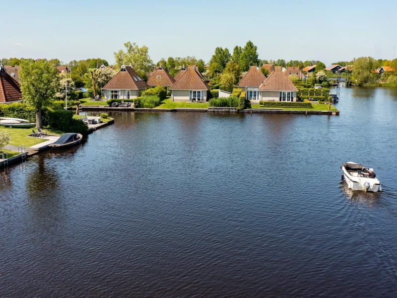 vakantiepark it wiid in earnewald huisjes aan het water