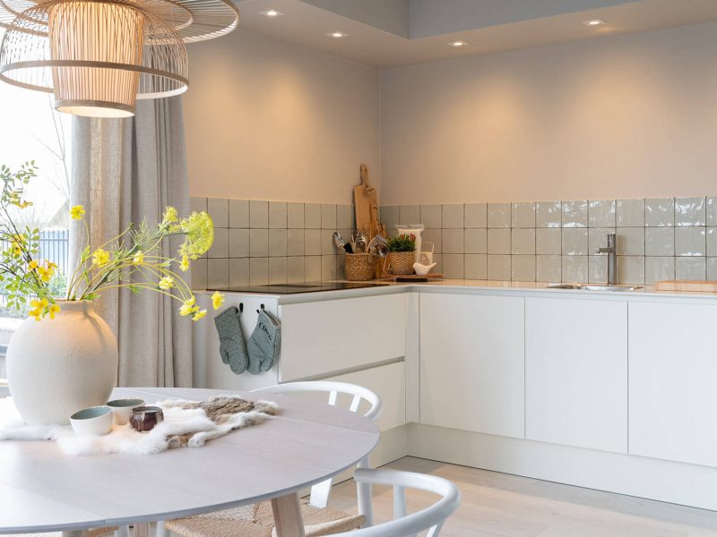 waterlodge aan het water in heeg keuken