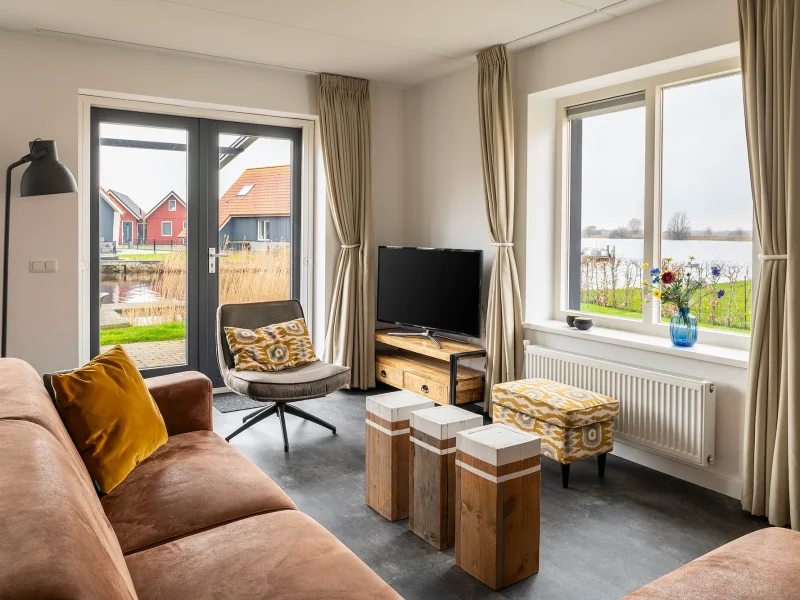 waterpark langelille in langelille watervilla brasem woonkamer