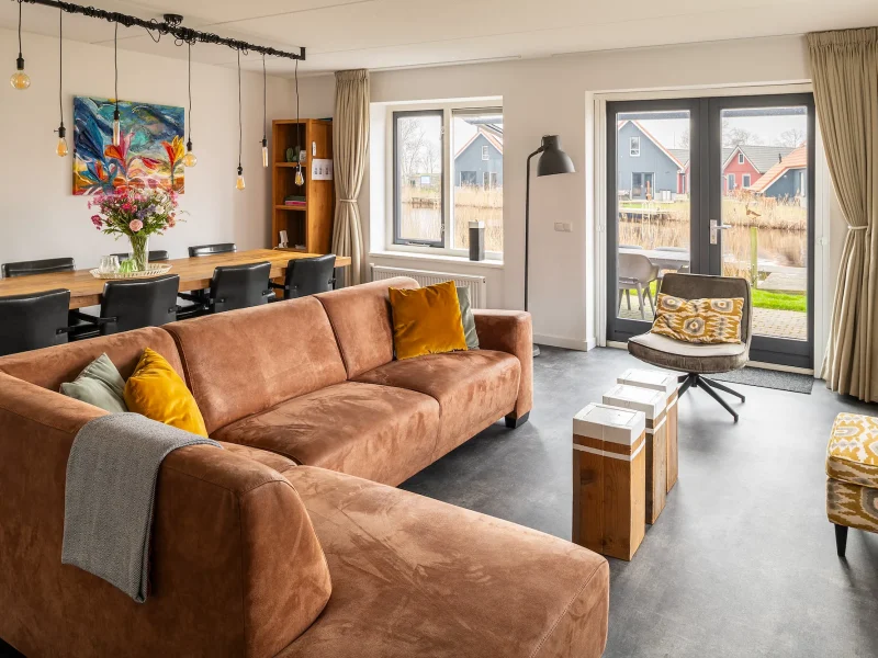 waterpark langelille in langelille watervilla brasem woonkamer