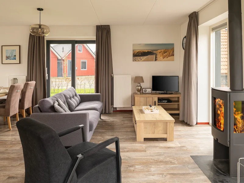 watervilla voorn 4 personen in langelille op waterpark langelille woonkamer